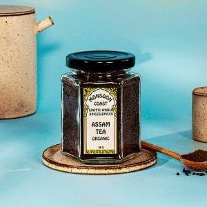 Assam Tea jar close
